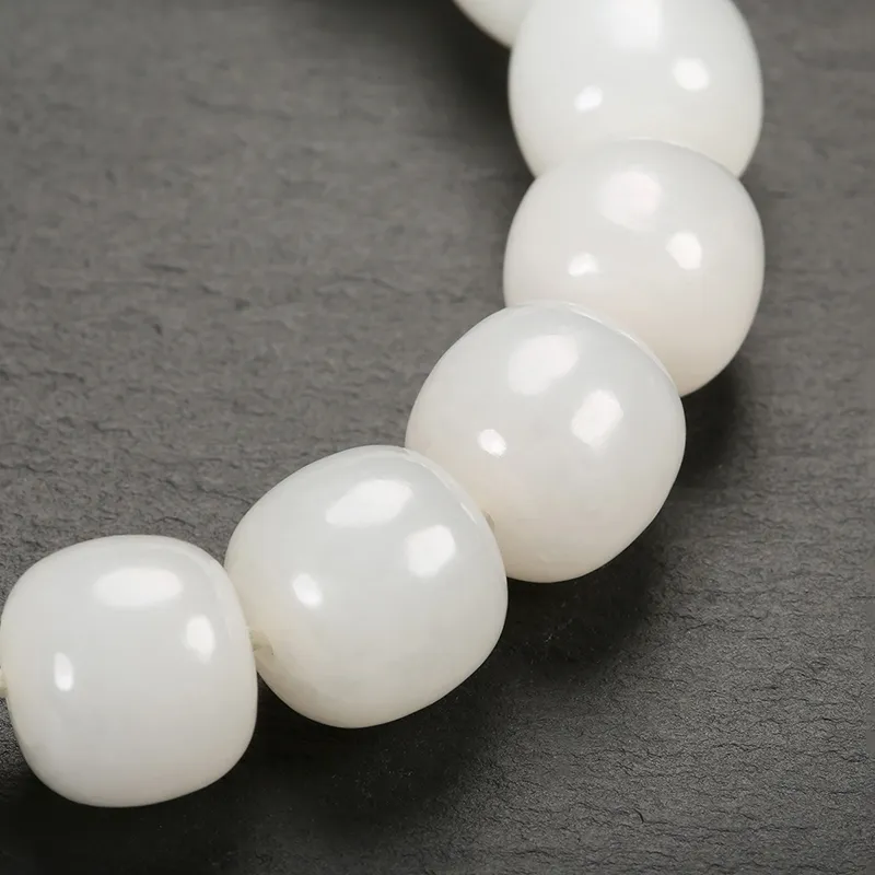 Enjoy Bracelets White Jade Unisex-5