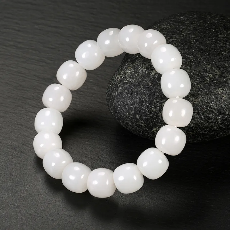 Enjoy Bracelets White Jade Unisex-2