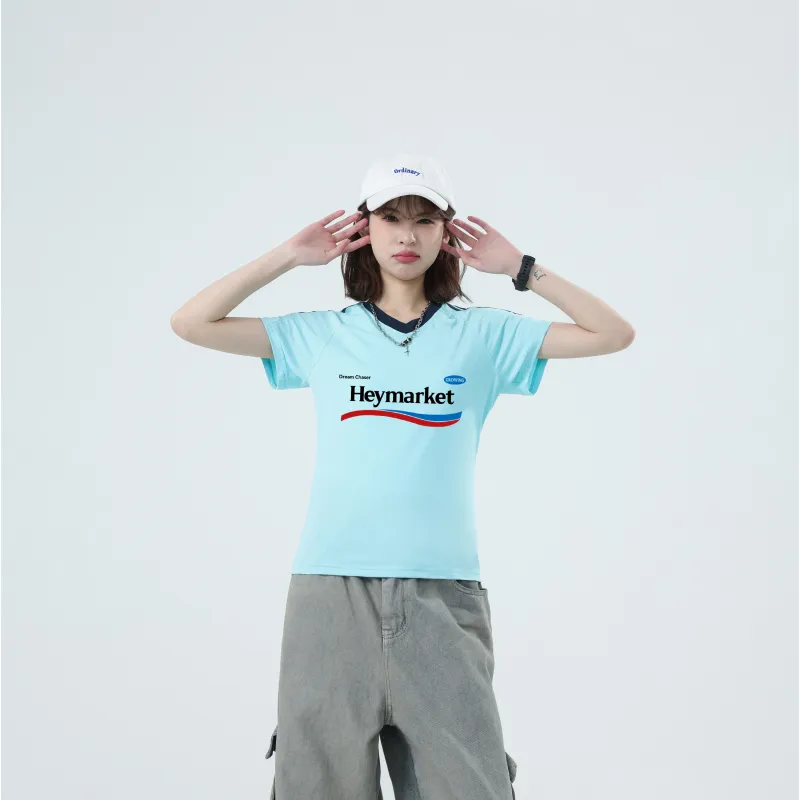 HEYMARKET Set in Sleeve T Shirt Women's-10