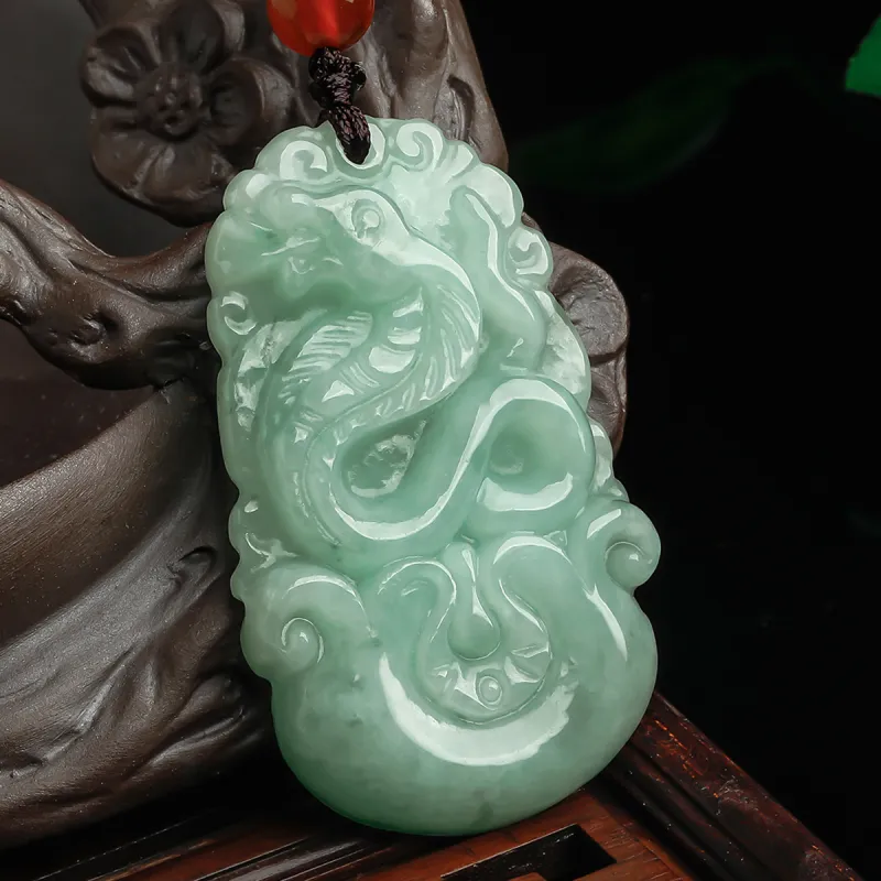 Oriental Jade Glutinous Jade Jadeite Necklaces Unisex-27