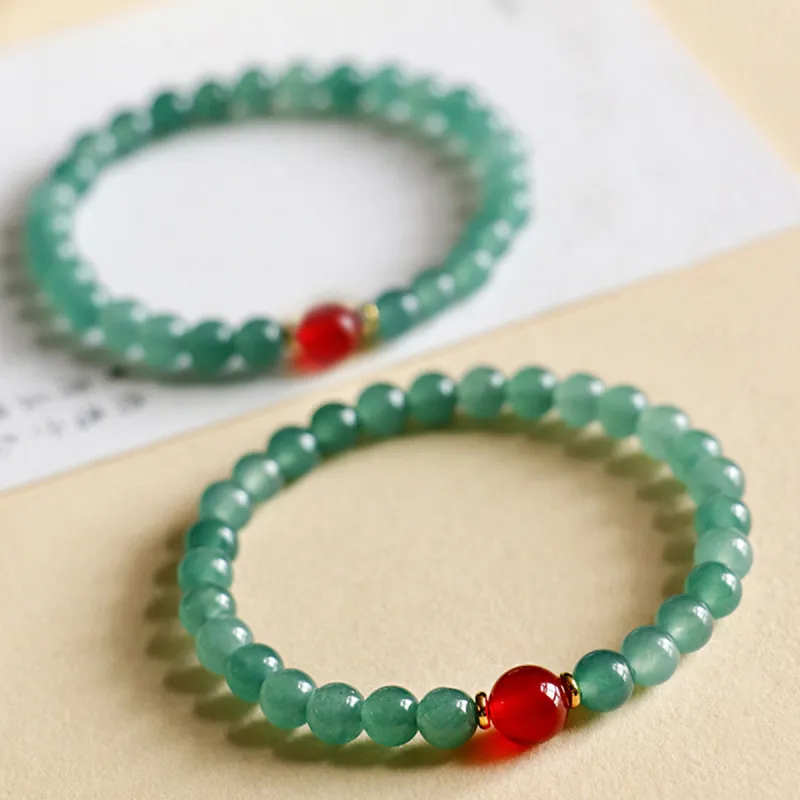 Oriental Jade Chalcedony Bracelets Women's-4
