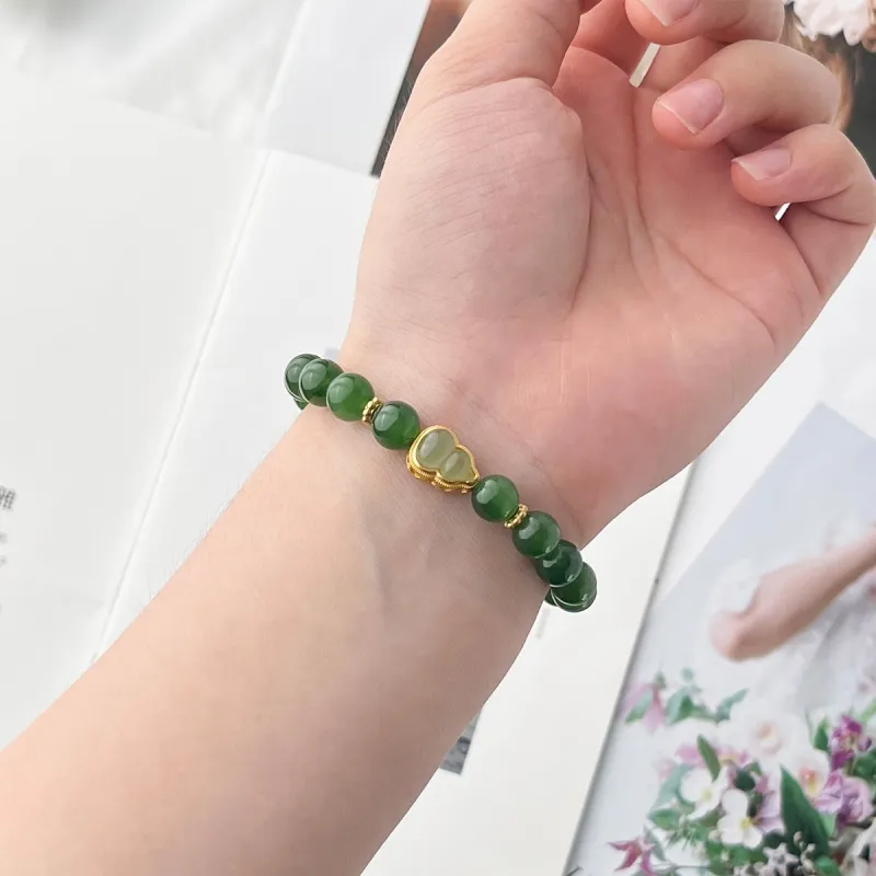 Oriental Jade Hetian Jade Bracelets Jasper Women's-5