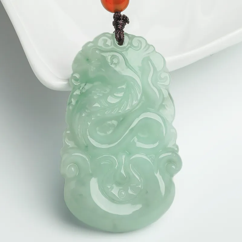 Oriental Jade Glutinous Jade Jadeite Necklaces Unisex-29
