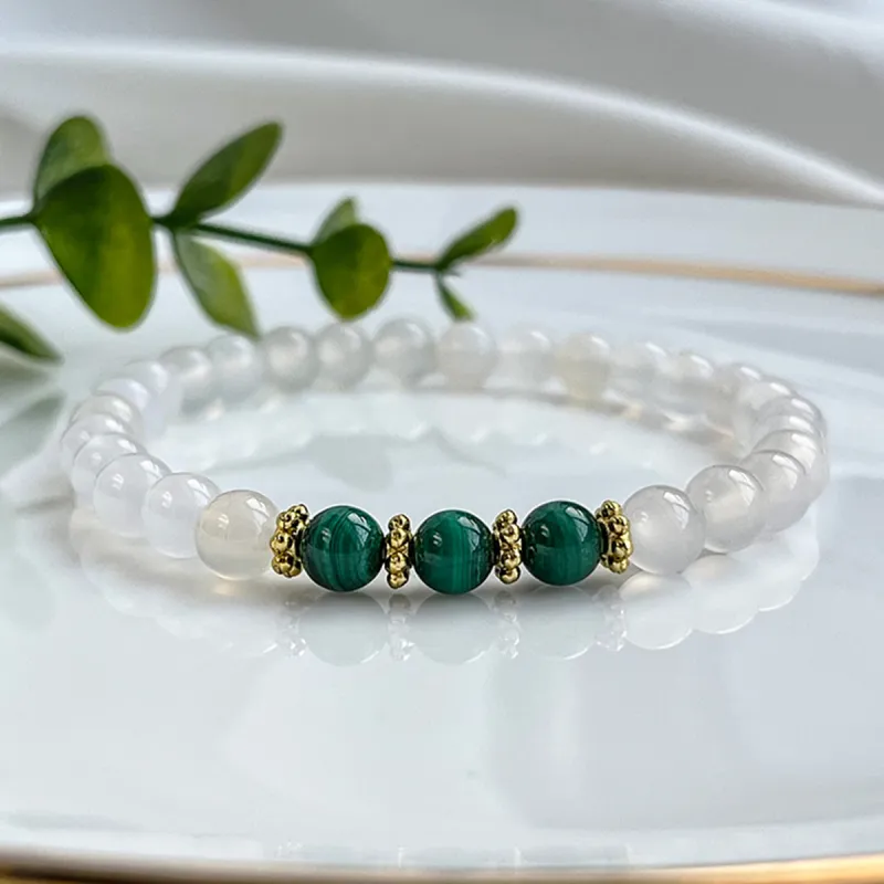 Oriental Jade Agate Bracelets Women's-2