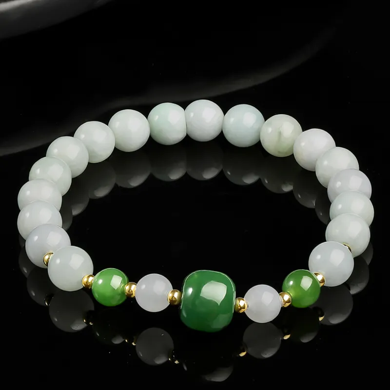 Oriental Jade Glutinous Jade Jadeite Bracelets Women's-5