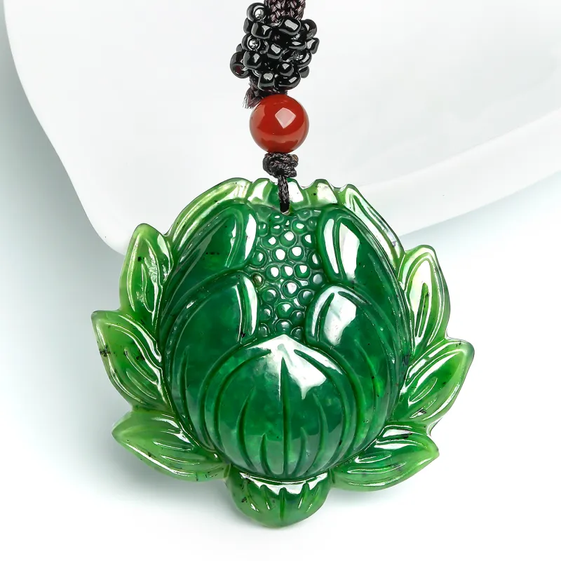 Oriental Jade Necklaces Jasper Women's-4