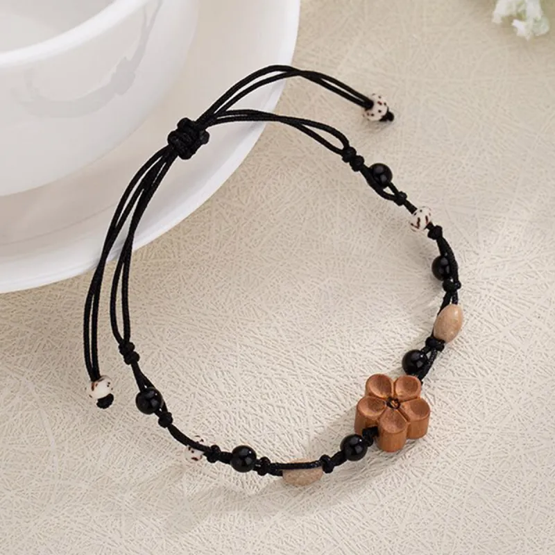 Oriental Jade Peachwood Bracelets Unisex-1