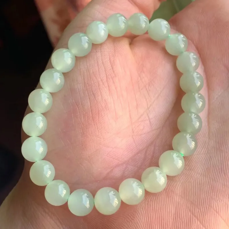 Oriental Jade Hetian Jade Bracelets Pale Greenish White Jade Women's-3