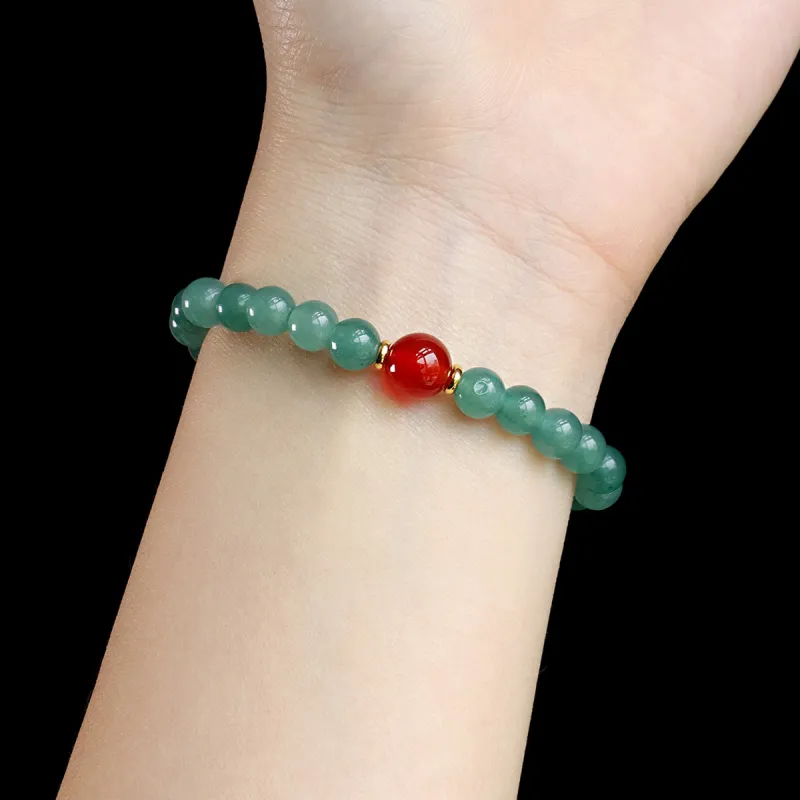 Oriental Jade Chalcedony Bracelets Women's-6