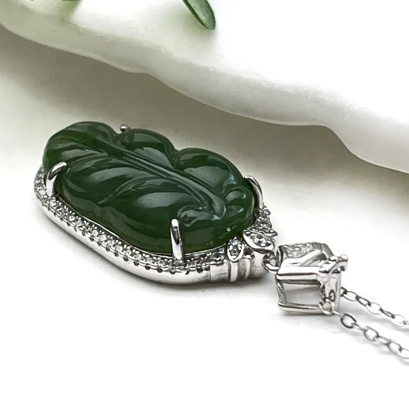 Oriental Jade Necklaces Jasper Women's-1