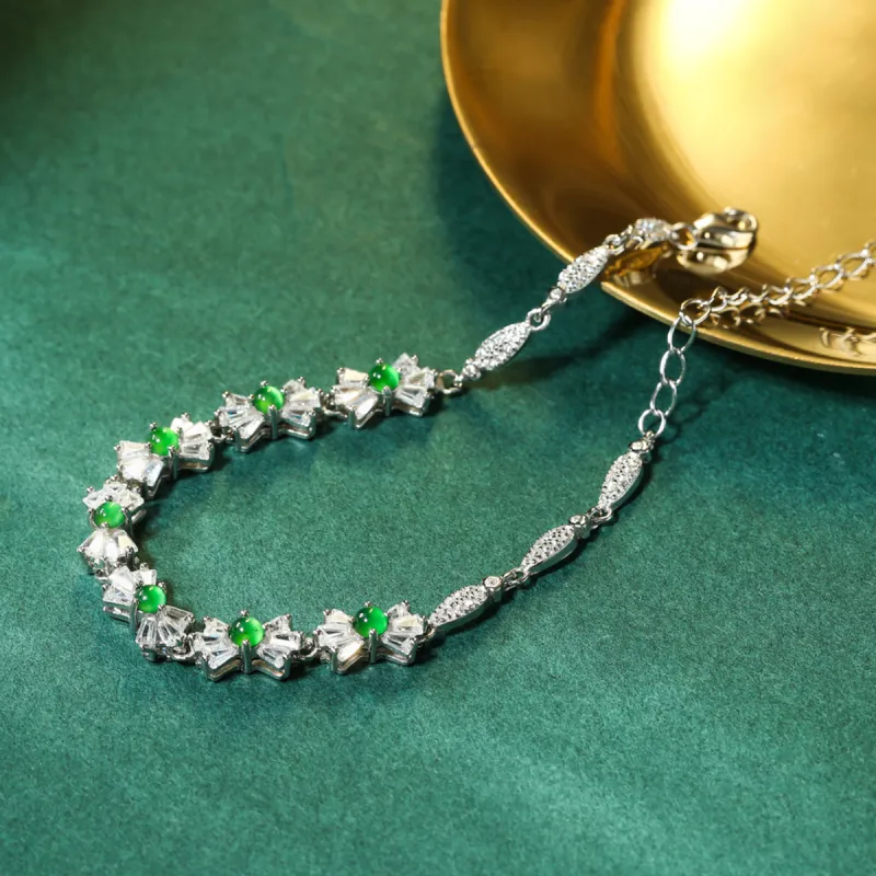 Oriental Jade Ice Type Bracelets Women's-1
