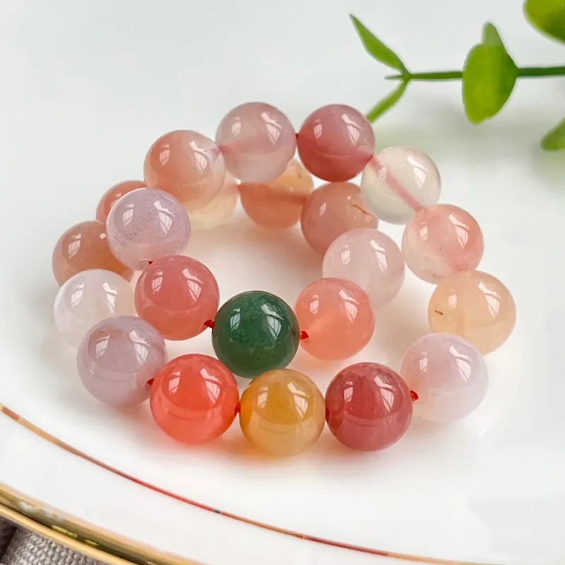 Oriental Jade Agate Bracelets Women's-3