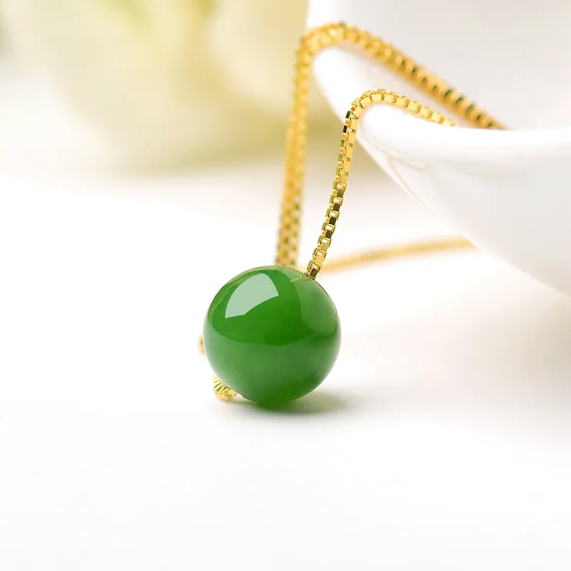 Oriental Jade Hetian Jade Necklaces Jasper Women's-5