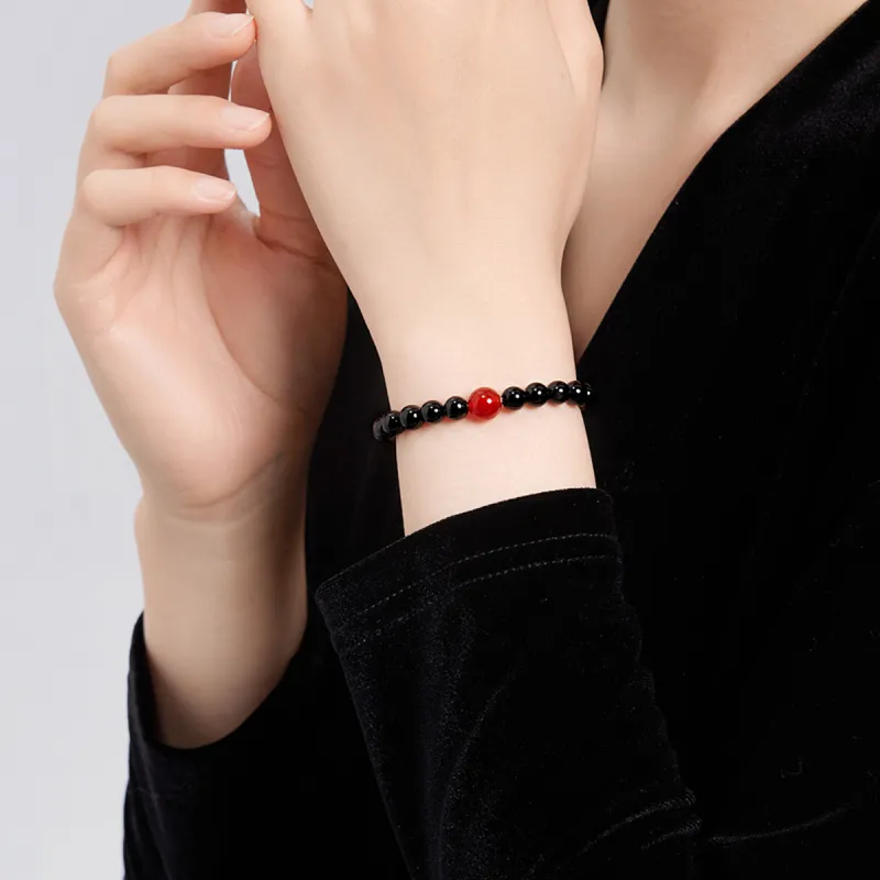 Oriental Jade Agate Bracelets Unisex-6