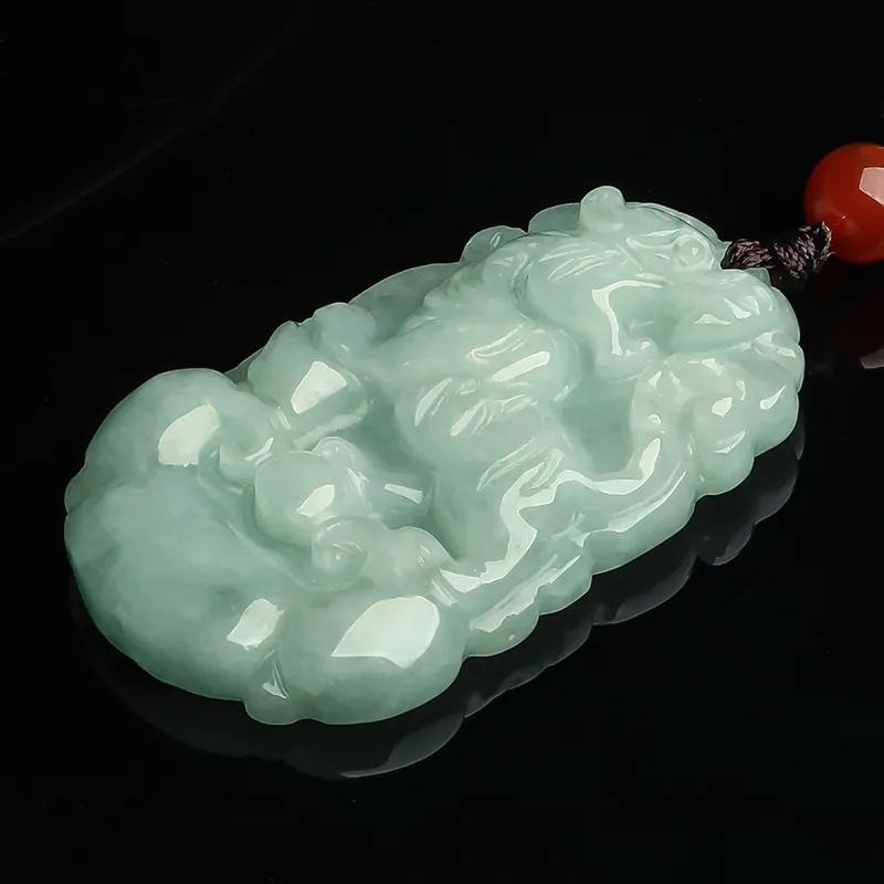 Oriental Jade Glutinous Jade Jadeite Necklaces Unisex-14