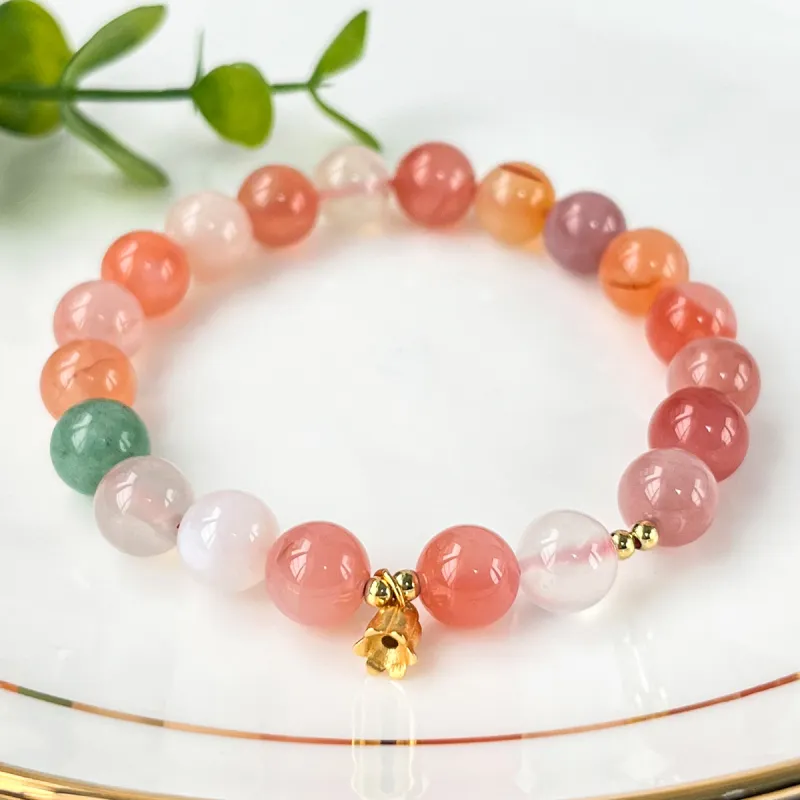 Oriental Jade Agate Bracelets Women's-1