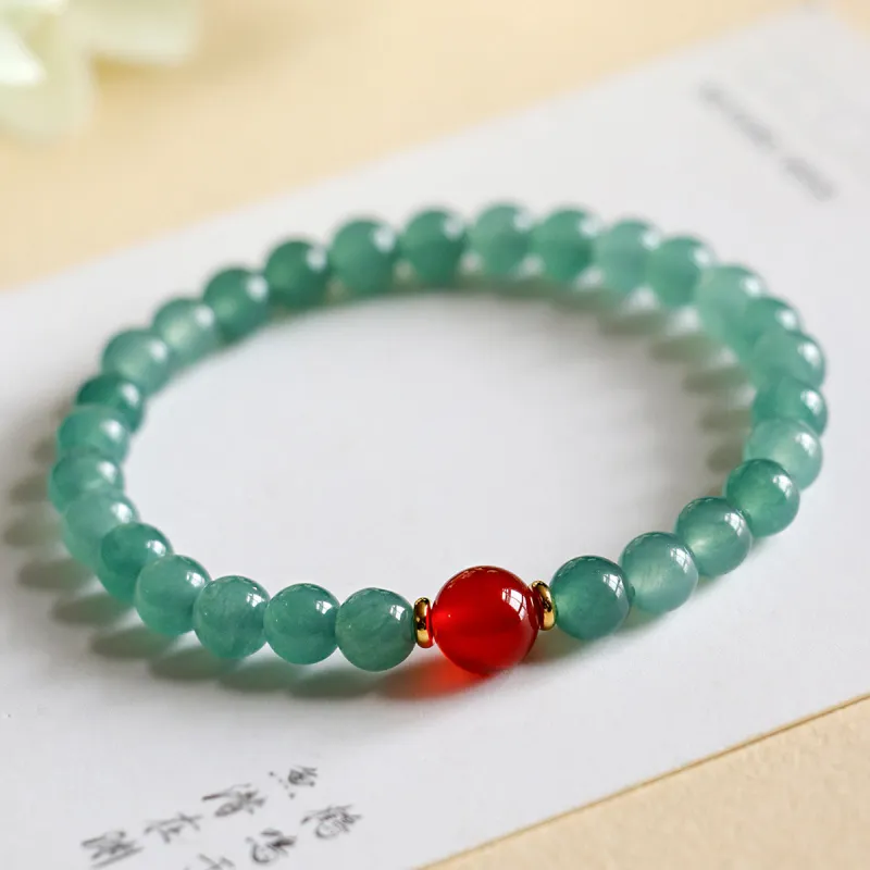 Oriental Jade Chalcedony Bracelets Women's-3