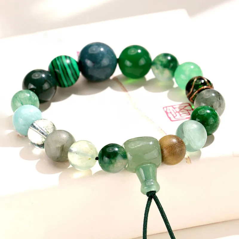 Oriental Jade Crystal Bracelets Unisex-3