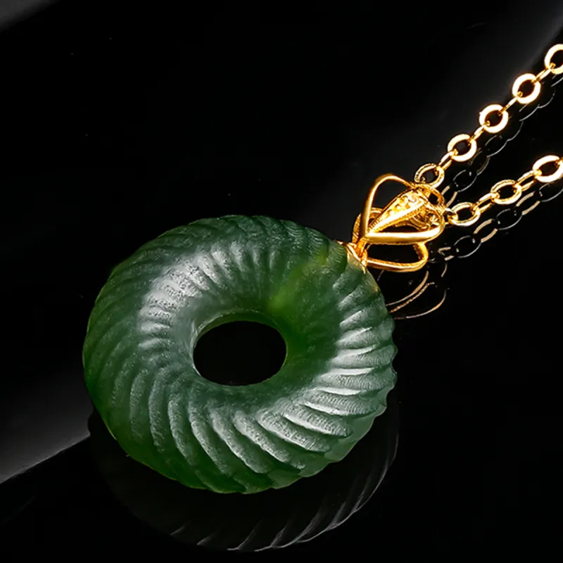 Oriental Jade Necklaces Jasper Women's-5