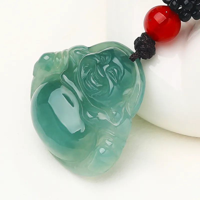 Oriental Jade Ice Glutinous Jadeite Necklaces Unisex-4