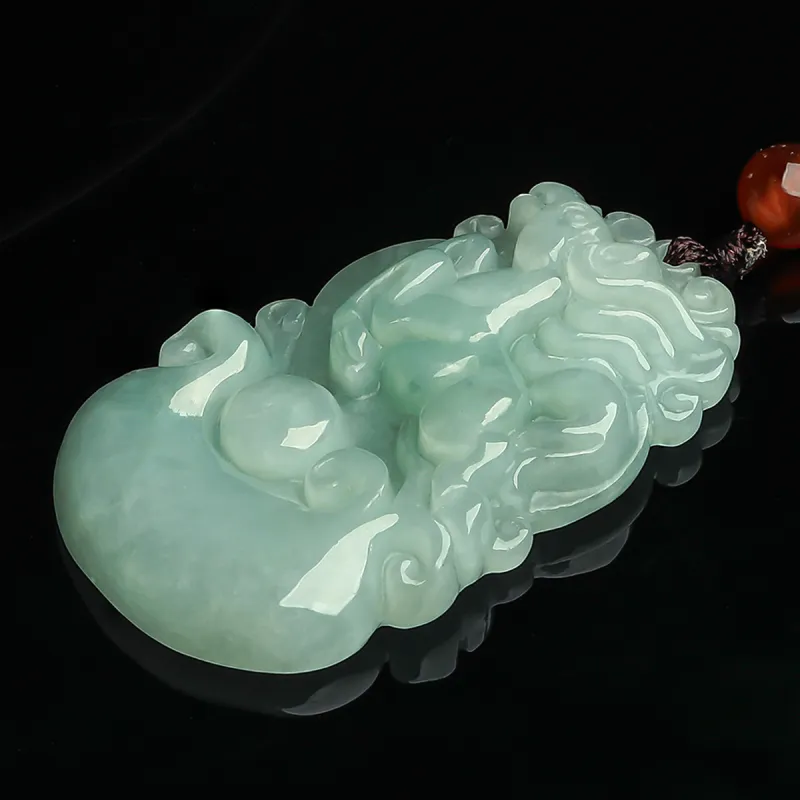 Oriental Jade Glutinous Jade Jadeite Necklaces Unisex-33