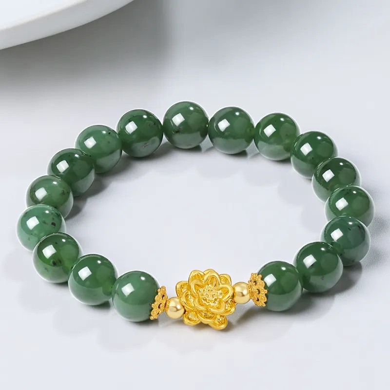 Oriental Jade Hetian Jade Bracelets Jasper Women's-4