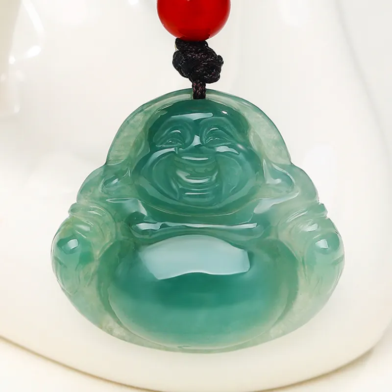Oriental Jade Ice Glutinous Jadeite Necklaces Unisex-3