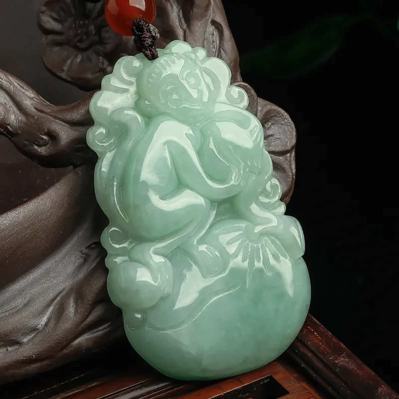 Oriental Jade Glutinous Jade Jadeite Necklaces Unisex-41