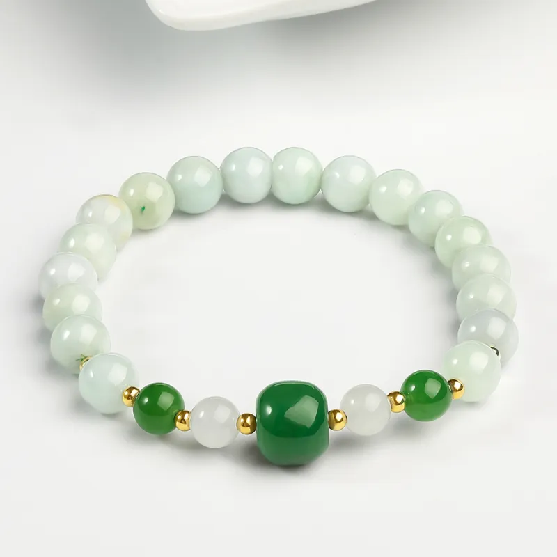 Oriental Jade Glutinous Jade Jadeite Bracelets Women's-4