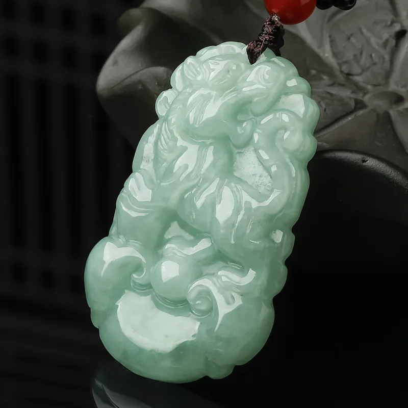 Oriental Jade Glutinous Jade Jadeite Necklaces Unisex-12
