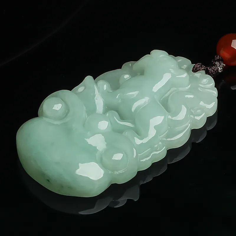 Oriental Jade Glutinous Jade Jadeite Necklaces Unisex-52