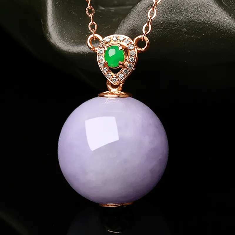 Oriental Jade Ice Glutinous Jadeite Necklaces Women's-6