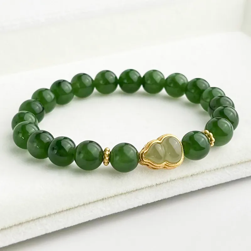 Oriental Jade Hetian Jade Bracelets Jasper Women's-1