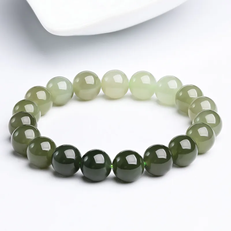 Oriental Jade Hetian Jade Bracelets Pale Greenish White Jade Women's-4