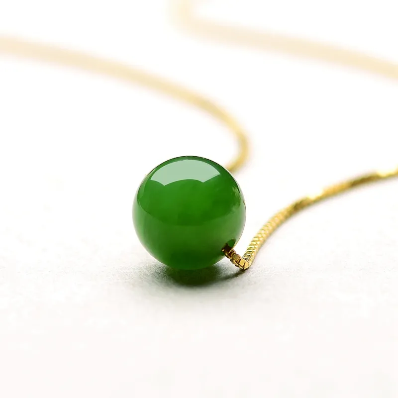 Oriental Jade Hetian Jade Necklaces Jasper Women's-4