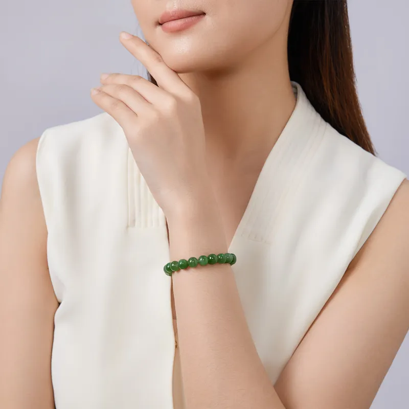 Oriental Jade Hetian Jade Bracelets Jasper Women's-7