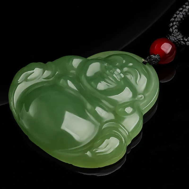 Oriental Jade Hetian Jade Necklaces Green Jade Women's-5