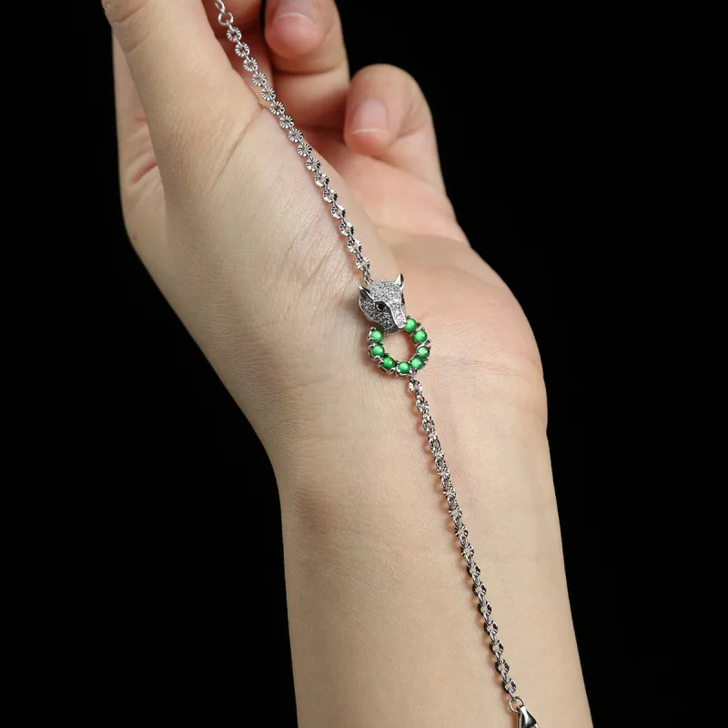 Oriental Jade Ice Glutinous Bracelets Women's-2