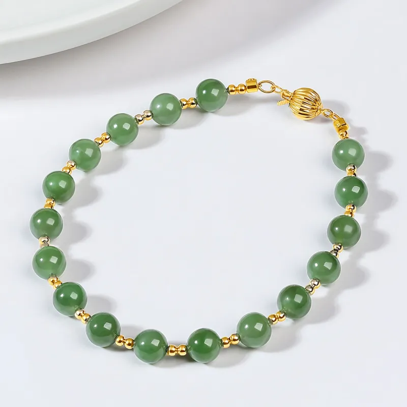Oriental Jade Hetian Jade Bracelets Jasper Women's-6