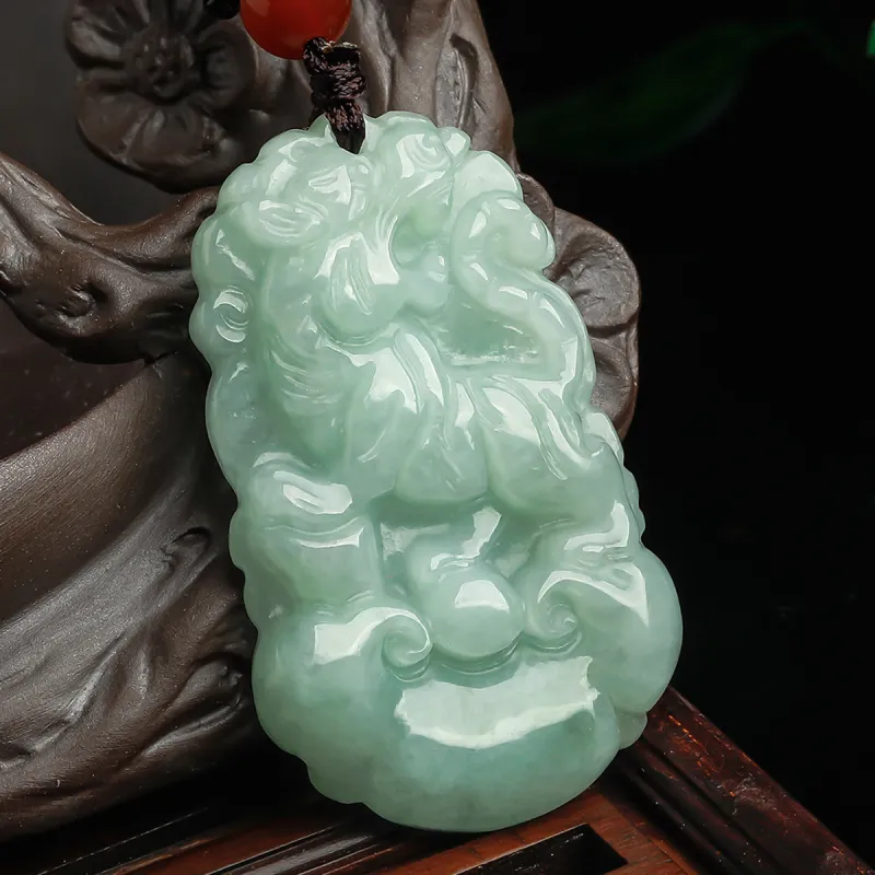 Oriental Jade Glutinous Jade Jadeite Necklaces Unisex-13