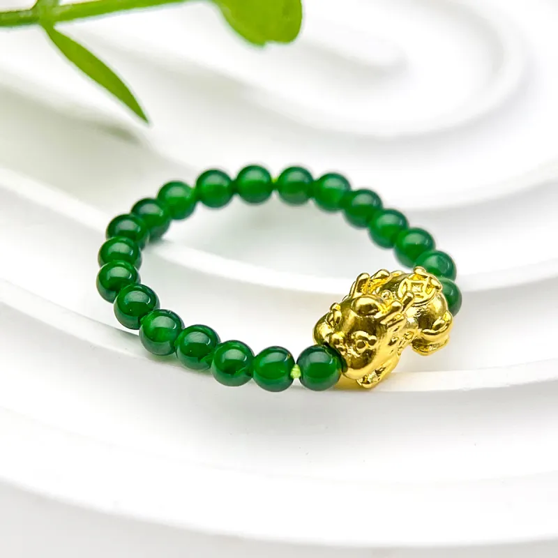 Oriental Jade Ice Type Rings Women's-3