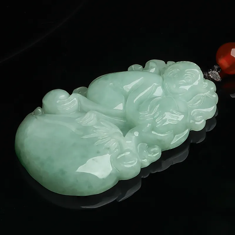 Oriental Jade Glutinous Jade Jadeite Necklaces Unisex-43
