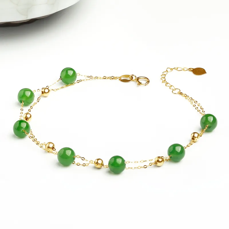 Oriental Jade Hetian Jade Bracelets Jasper Women's-4