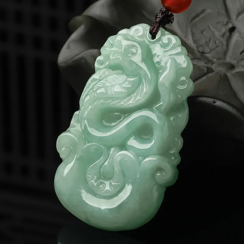 Oriental Jade Glutinous Jade Jadeite Necklaces Unisex-26