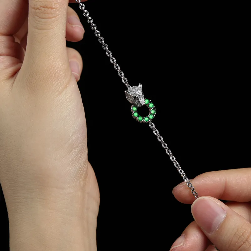 Oriental Jade Ice Glutinous Bracelets Women's-6