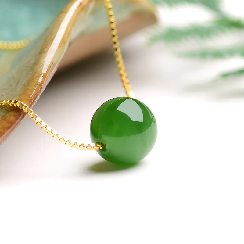 Oriental Jade Hetian Jade Necklaces Jasper Women's-6