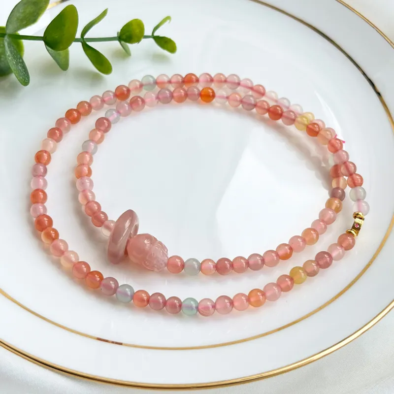 Oriental Jade Agate Bracelets Women's-1