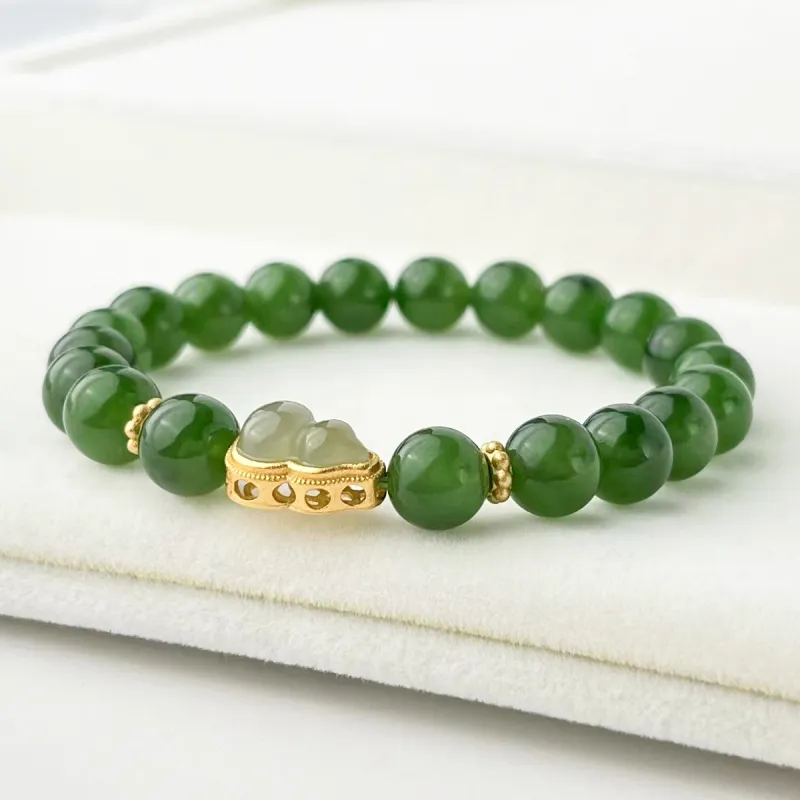 Oriental Jade Hetian Jade Bracelets Jasper Women's-3