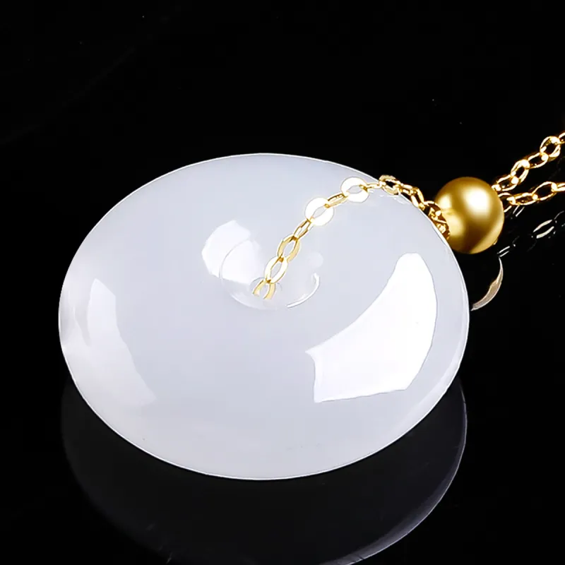 Oriental Jade Necklaces White Jade Women's-6