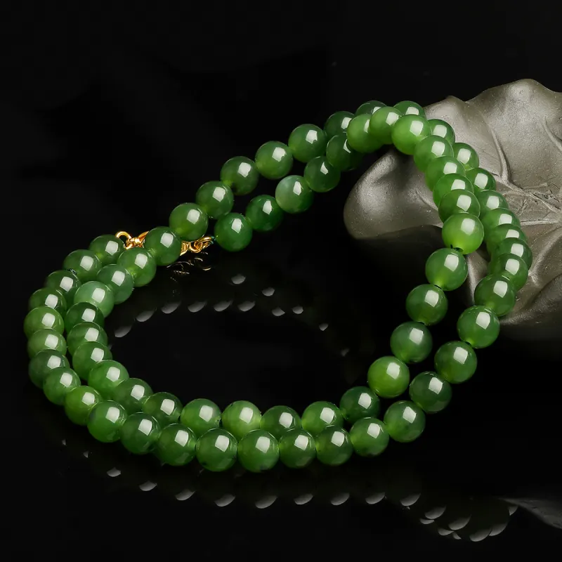 Oriental Jade Hetian Jade Necklaces Jasper Women's-6